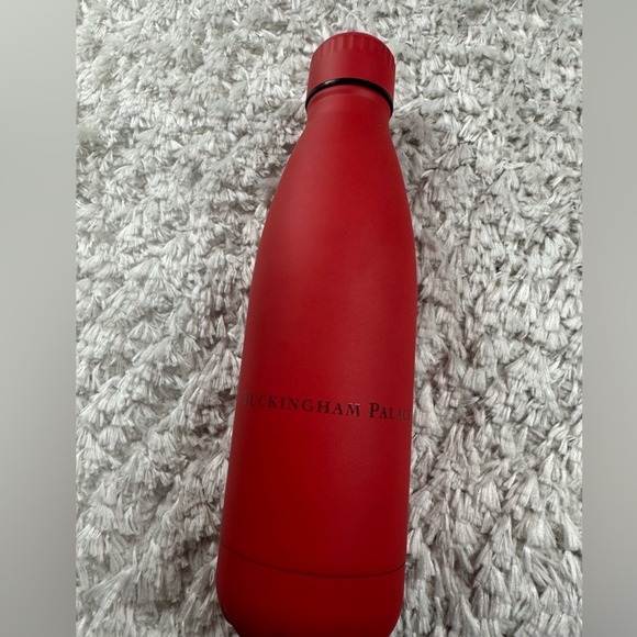 Red Buckingham Palace Crown Insulated Water Bottle - Picture 2 of 5